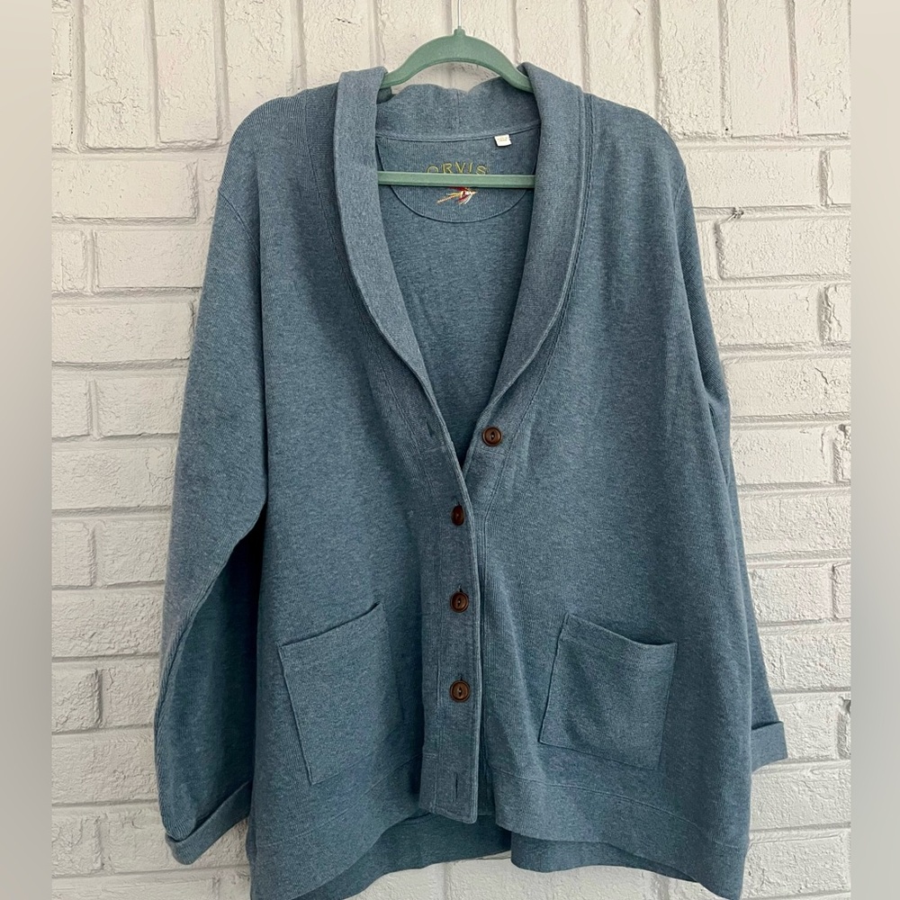 Orvis Cardigan Sweater Size XL